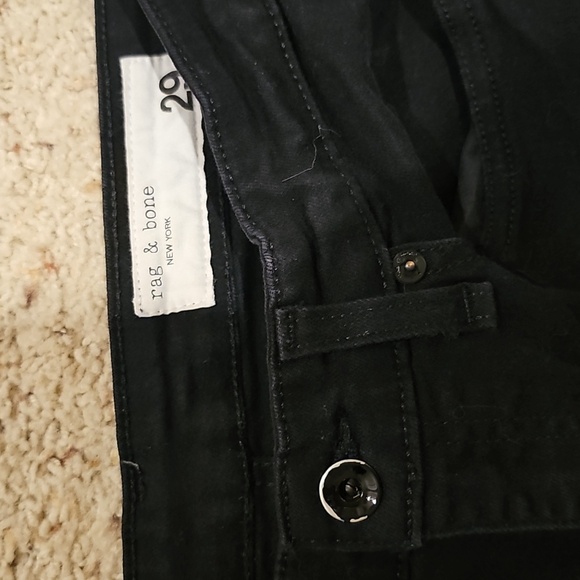 Rag & Bone Black Jeans For Women - Picture 3 of 4